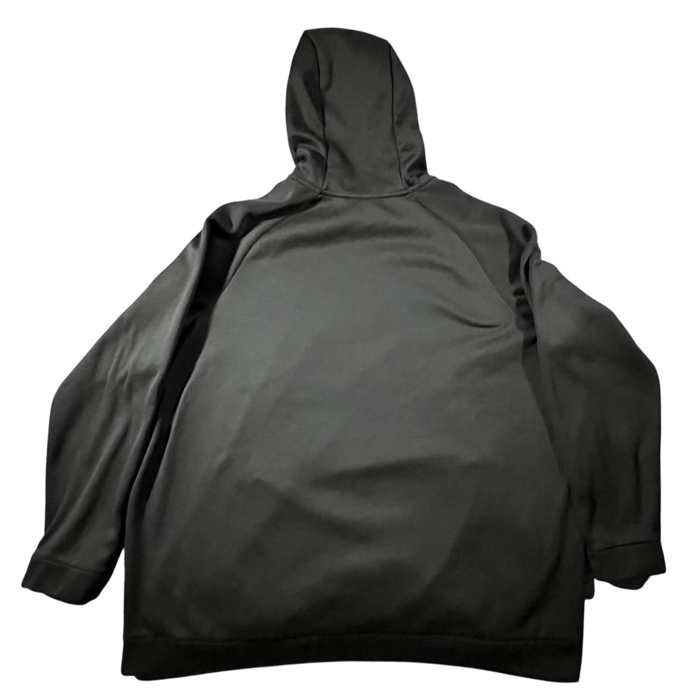 Nike Hoodie Men 4XL Black Dri-FIT Graphic Swoosh Pullover Athletic Sweatshirt - Picture 4 of 9